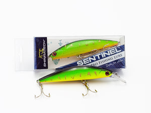 Sentinel Lure Dual Hook - Green Gray