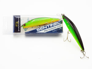 Sentinel Lure Dual Hook - Green Gray