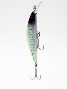 Sentinel Lure Dual Hook - White Blue Spot