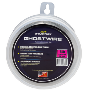 Shinratech Ghostwire Fluorocarbon Leader Line - 6lb 50yard spool