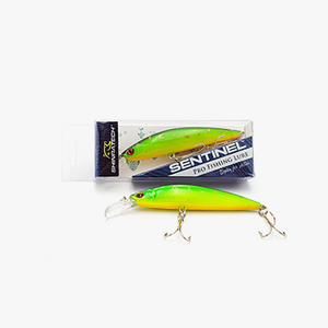 Sentinel Lure Dual Hook - Green Gray